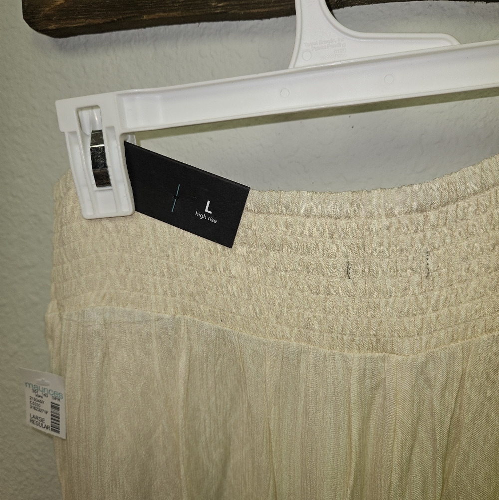 Maurice's High Rise Cream Pants - Picture 3 of 5